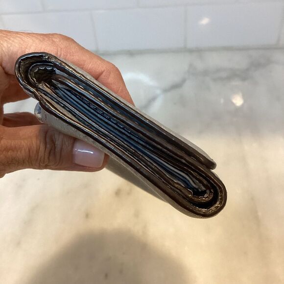 Michael Kors Hudson Pebbled Leather Card Case Wallet - Picture 5 of 13